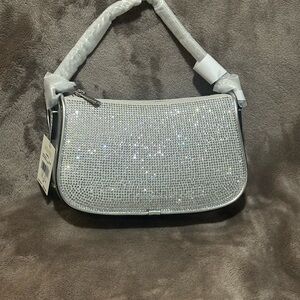 Michael Kors Shiny Silver Purse